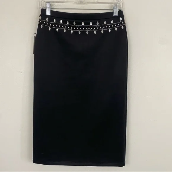 NWT LOVERS + FRIENDS black diamond waist skirt - Picture 5 of 5
